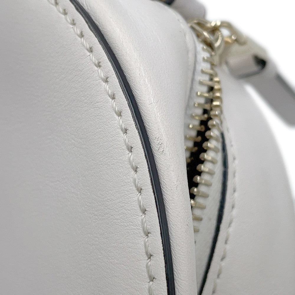 Valentino Garavani VLTN Logo Lock Studded Shoulder Bag WhiteQW2B0C47RCH Leather