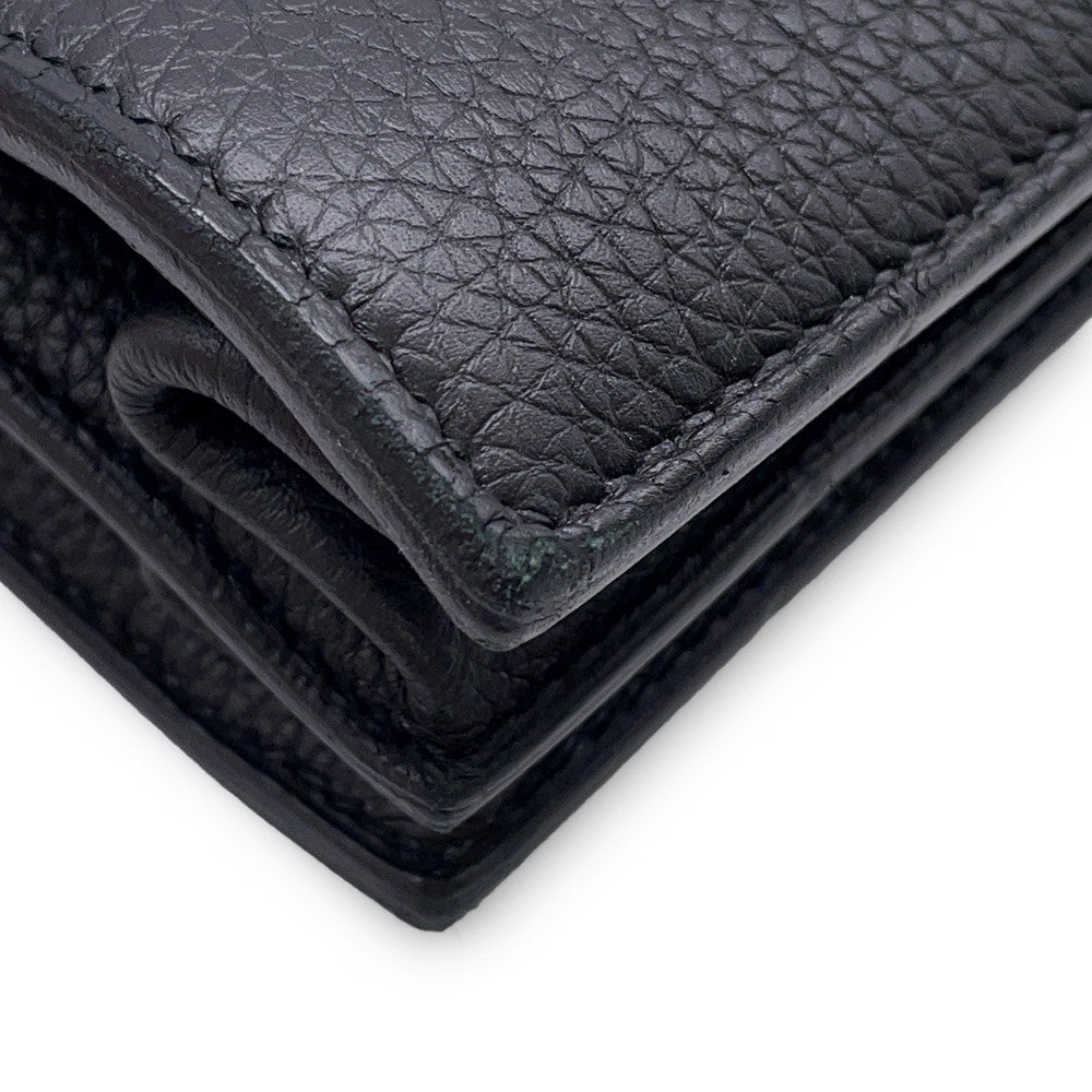 HERMES Sac A Depeches Black Togo Leather Size 38