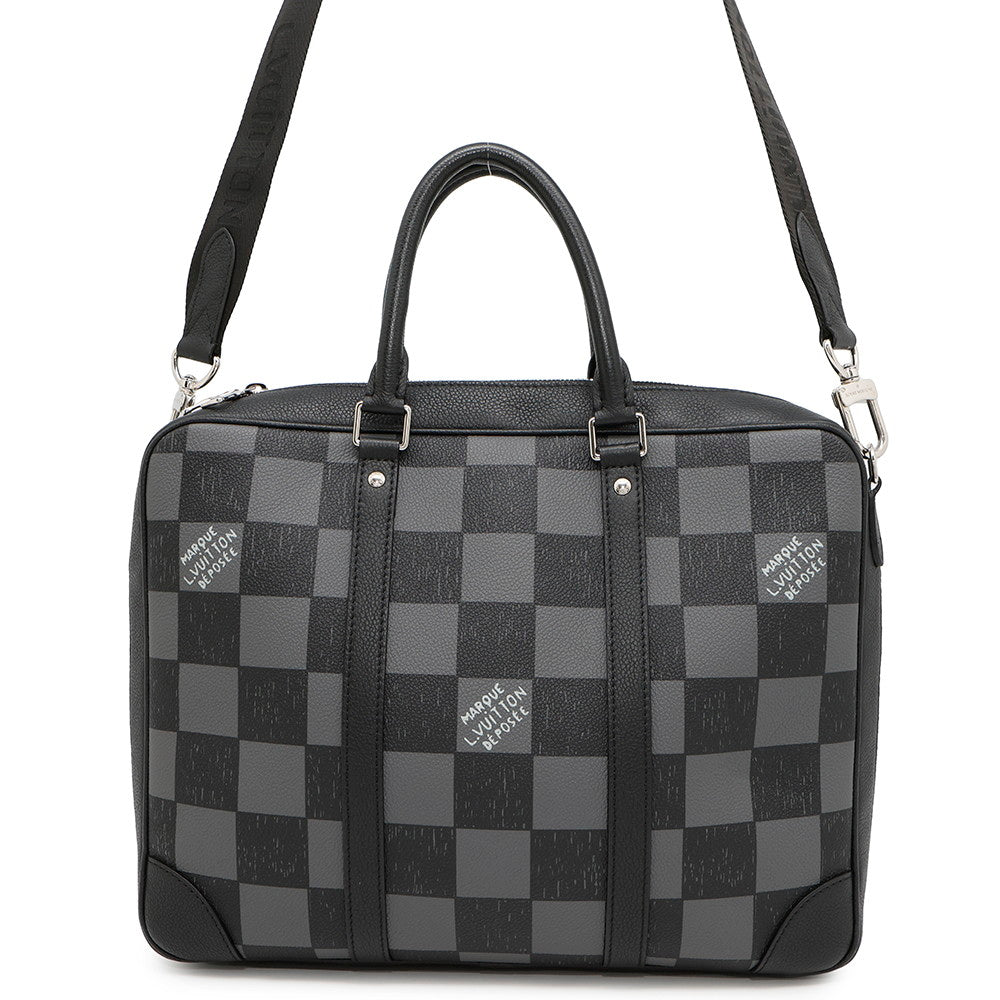 LOUIS VUITTON Sirius・Briefcase NoirN50072 Damier Pattern Capsule Collection