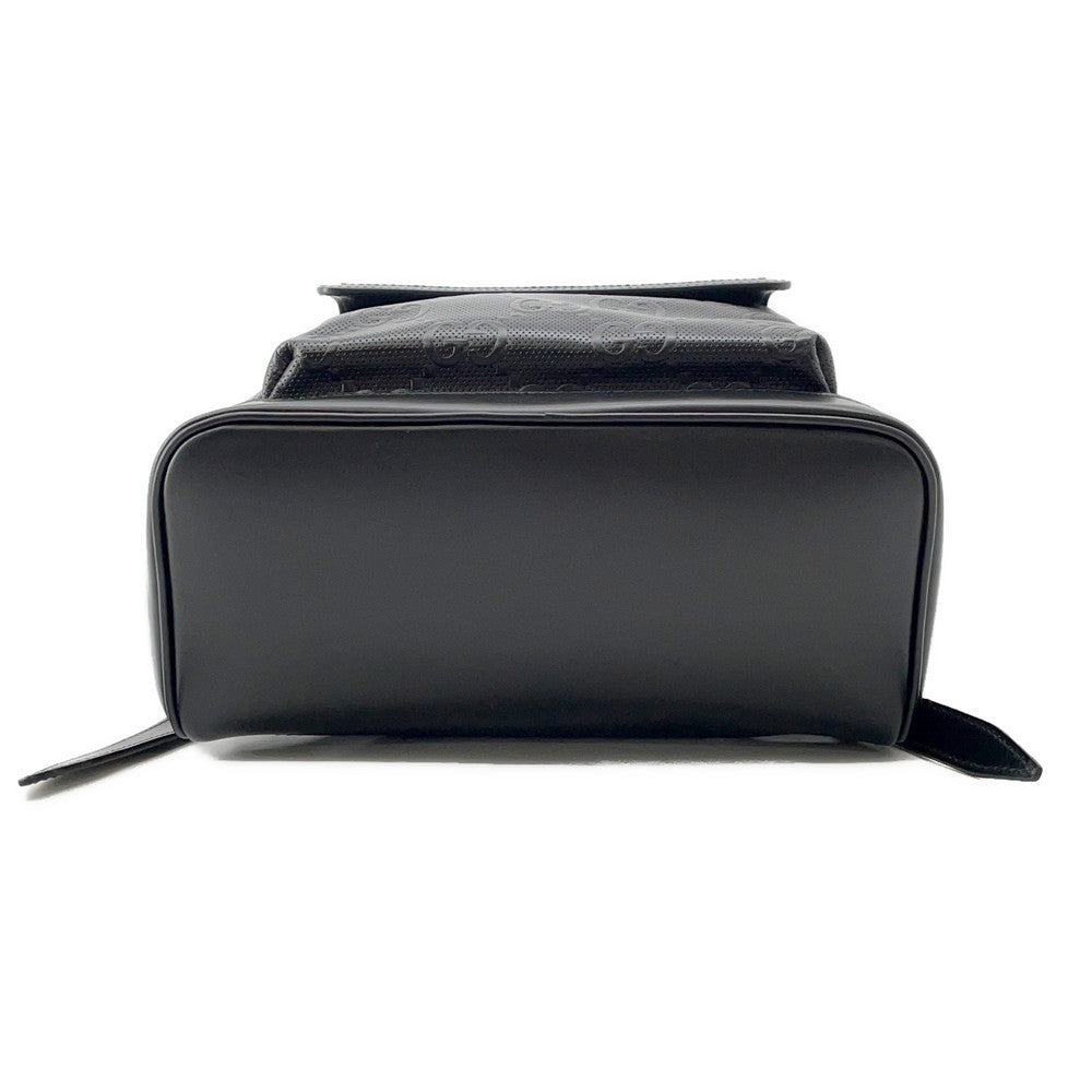 GUCCI GG Embossed Backpack Black658579 Leather