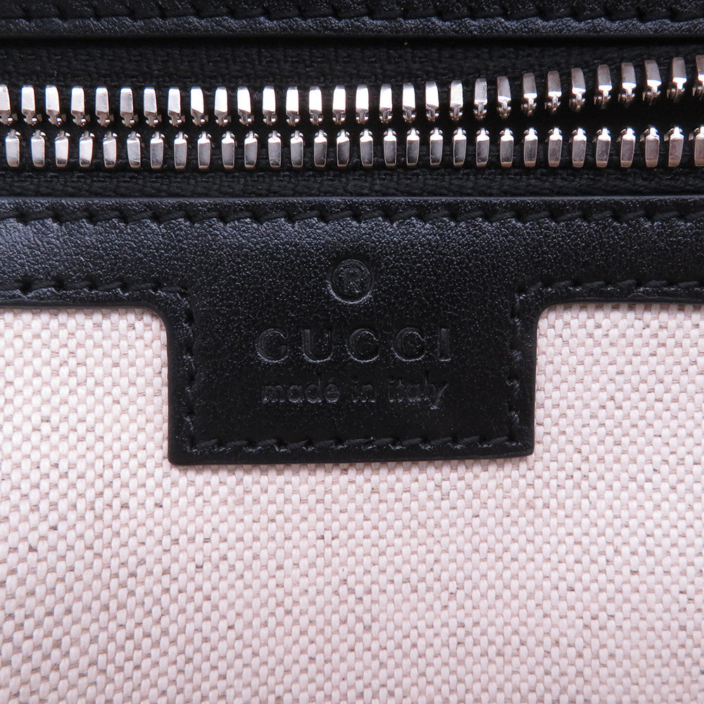 GUCCI GG Embossed Backpack Black658579 Leather