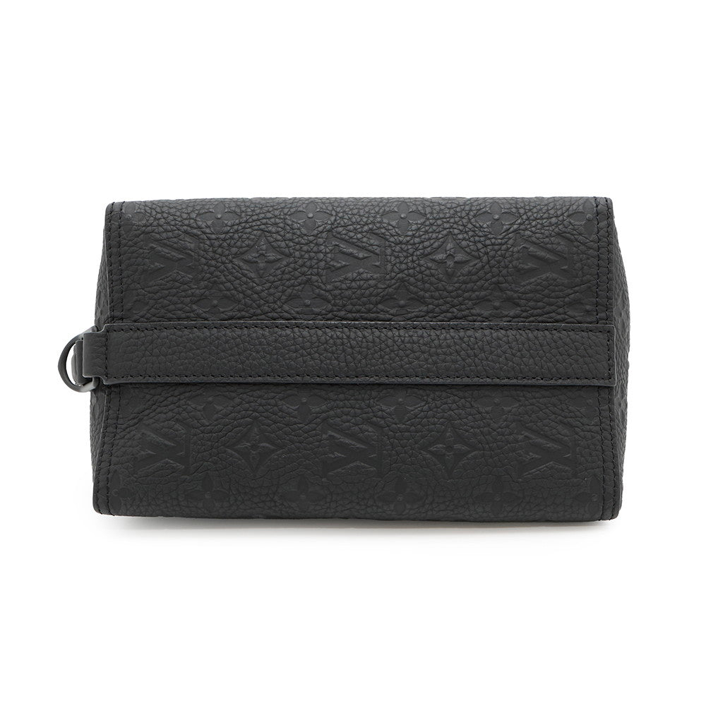 LOUIS VUITTON Triangle Messenger Bag NoirM55878 Monogram・Taurillon