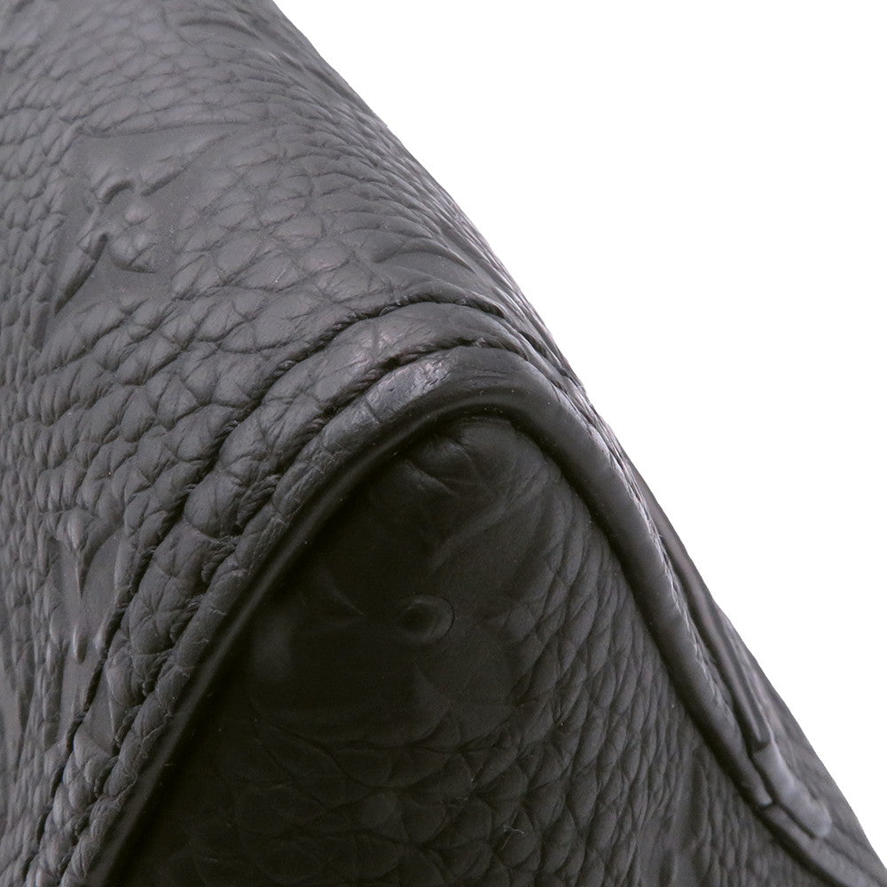 LOUIS VUITTON Triangle Messenger Bag NoirM55878 Monogram・Taurillon