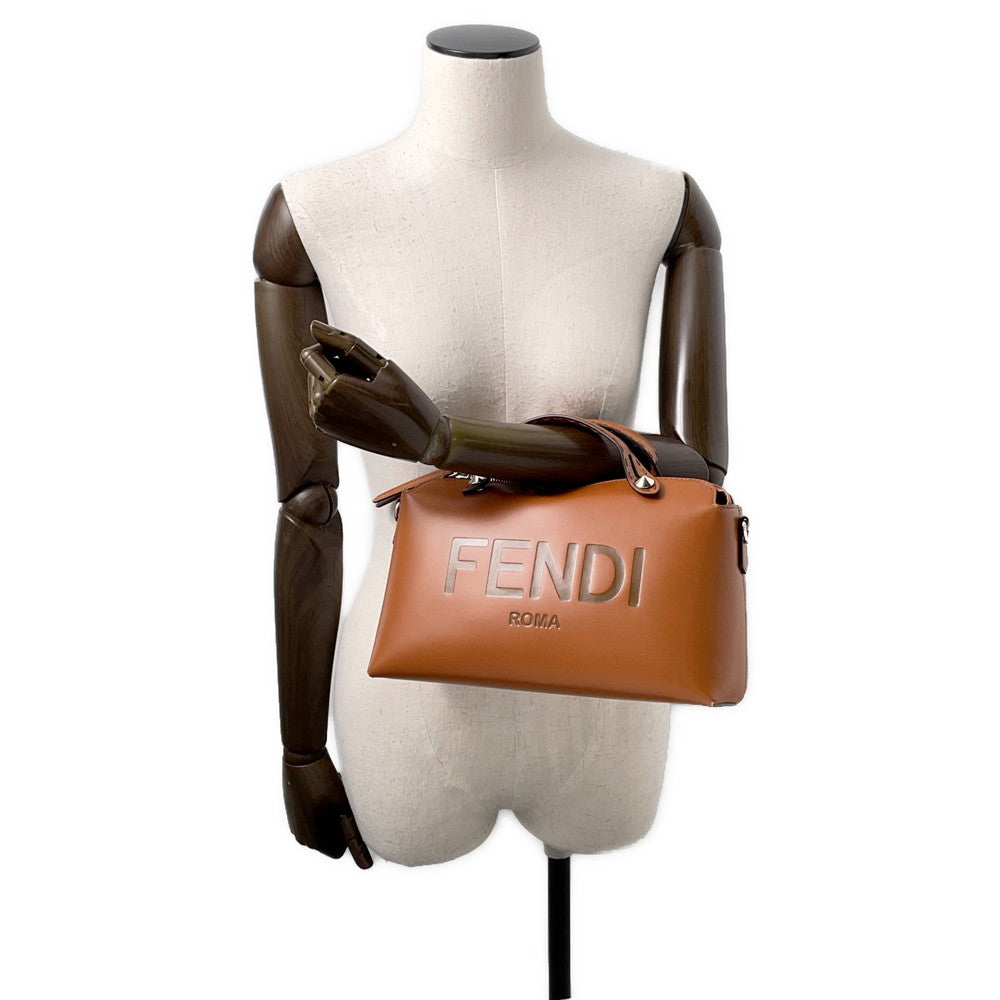 FENDI By the way Brown8BL146 Leather Size Medium