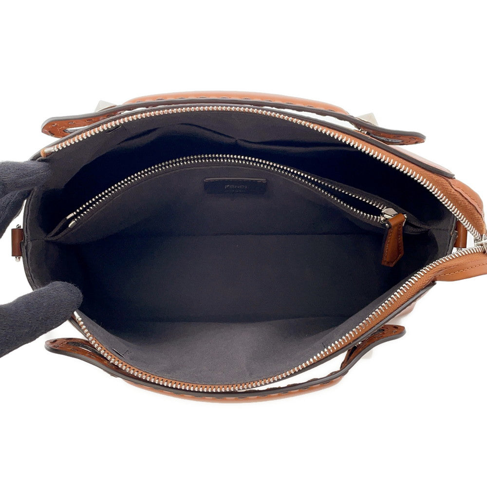FENDI By the way Brown8BL146 Leather Size Medium