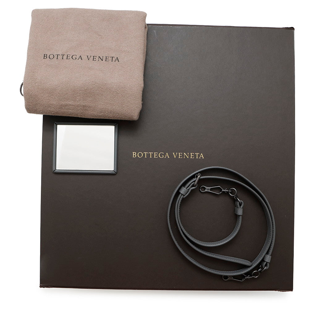Bottega Veneta INTRECCIATO Roma 2WAYBag Gray489509 Leather Size Small