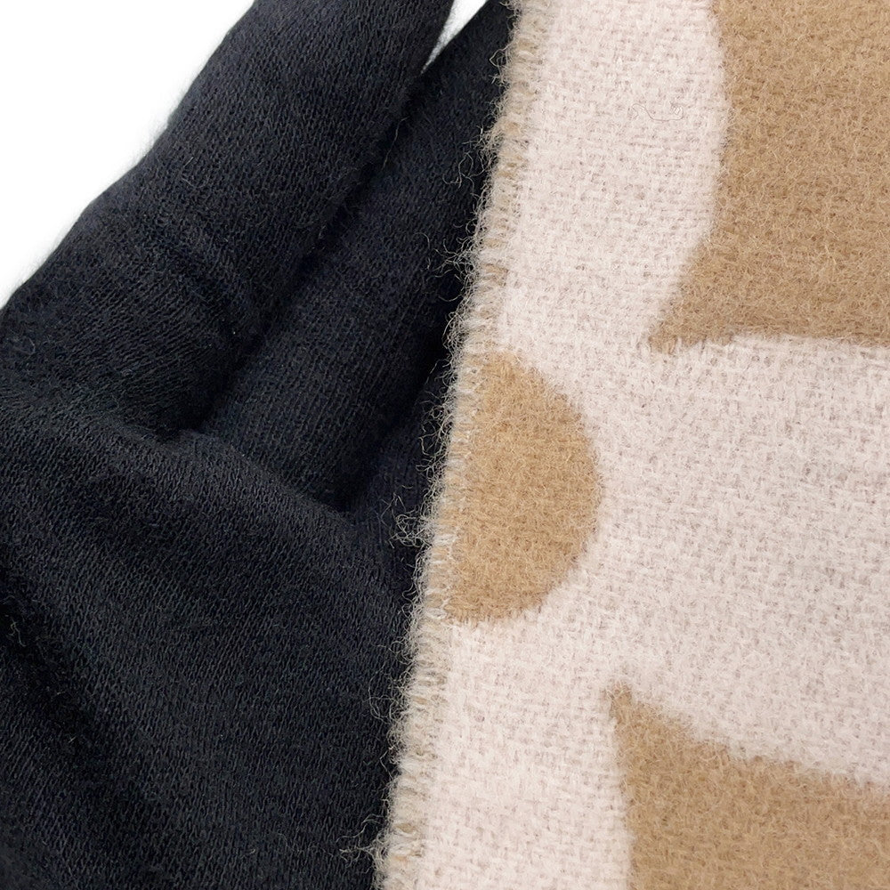 LOUIS VUITTON Flight Mode Scarf LV Medallion BeigeRoseM79213 Wool 100%