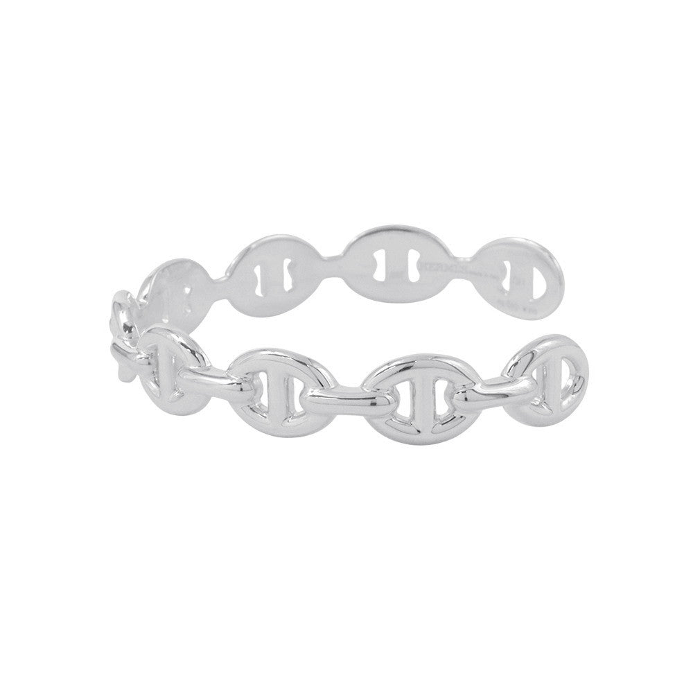 HERMES Chaine d'Ancre Bangle Size SH SV925