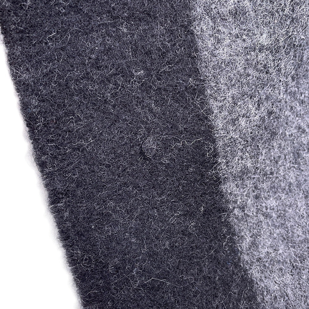 LOUIS VUITTON Echarpe cardiff NoirM72202 Wool 75% Angola 25%