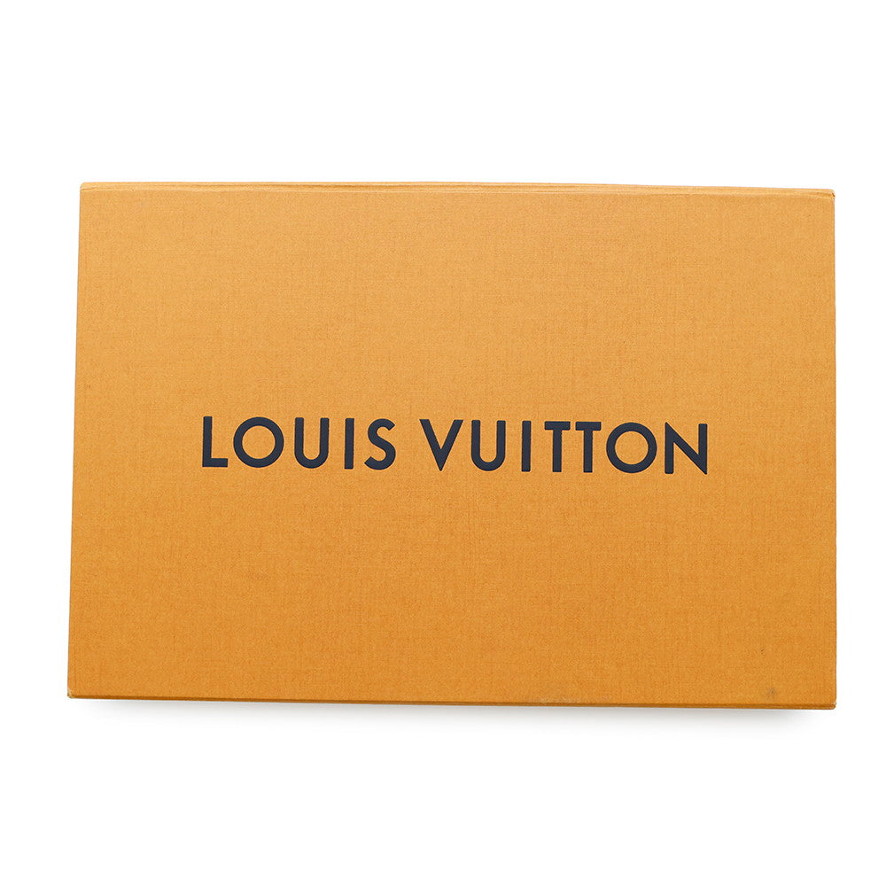 LOUIS VUITTON Stole Stole Denim Stamps Navy/Blue/WhiteM78539 Cotton67% Hemp33%
