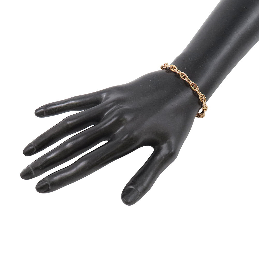 HERMES Chaine d'Ancre Bracelet 26 frames Size TPM 18K Pink Gold