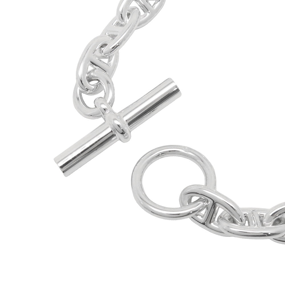 HERMES Chaine d'Ancre Bracelet 18 frames Size MM SV925