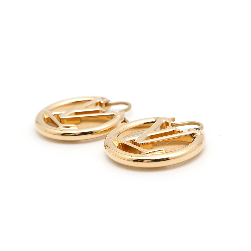 LOUIS VUITTON Earrings・Louise LV CircleM00396 Metal