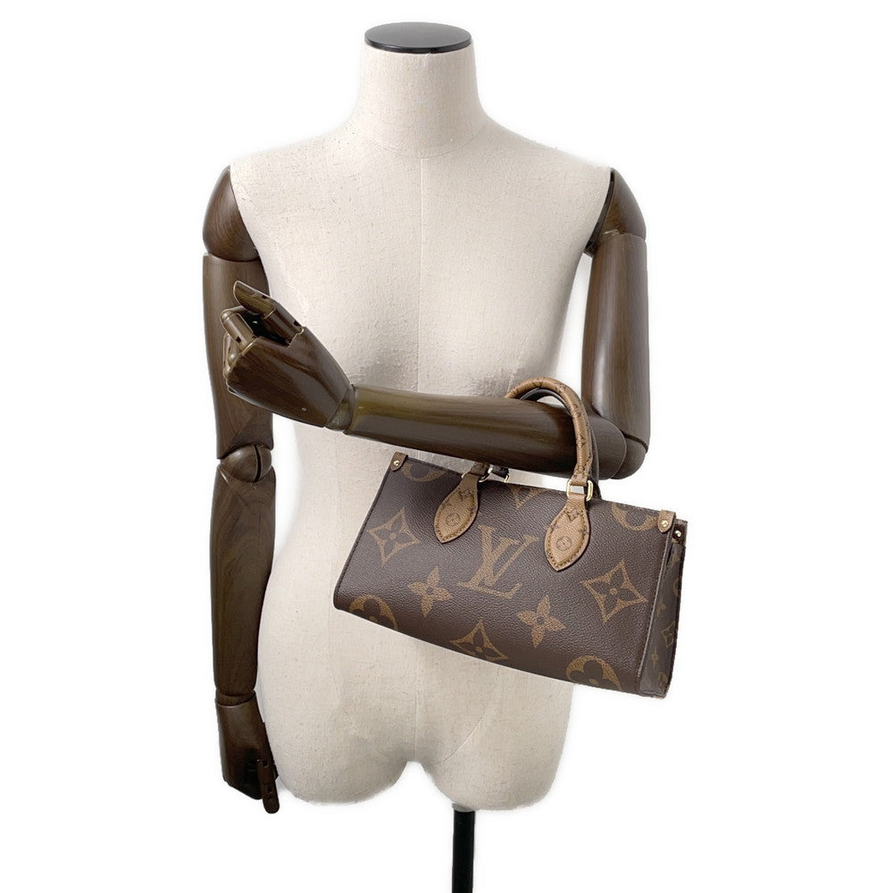 LOUIS VUITTON Onthego EW Chain RedM14236 Monogram Reverse Canvas Monogram Giant