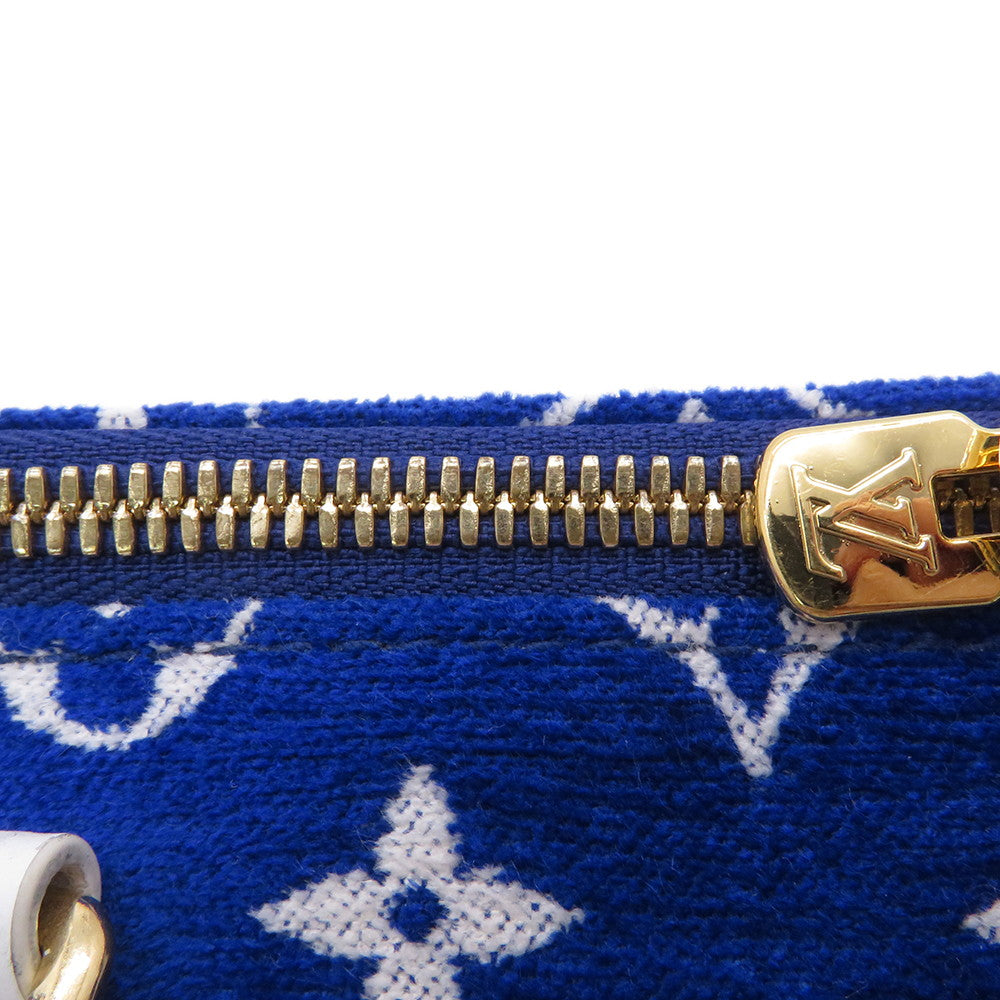 LOUIS VUITTON Speedy Bandouliere LV Match Blue/WhiteM20751 Monogram・Jacquard Velvet Size 20