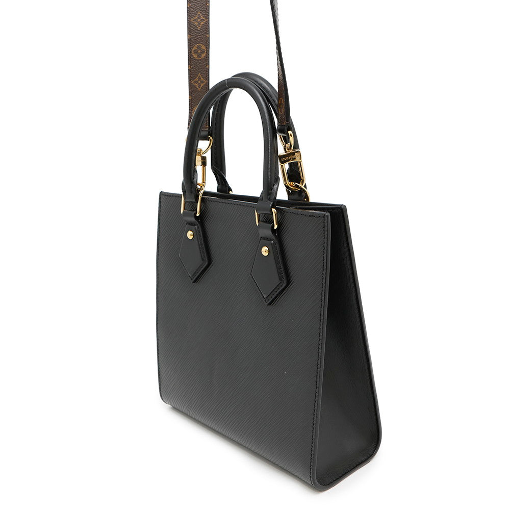 LOUIS VUITTON Sac Plat NoirM20958 Epi Leather Size BB