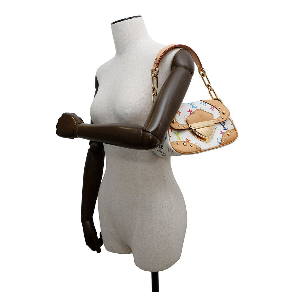 LOUIS VUITTON Marilyn Blanc/RedM40127 Monogram・Multicolor