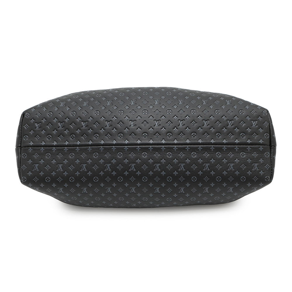 LOUIS VUITTON Nanogram Clutch BlackM22325 Nanogram Calf Leather