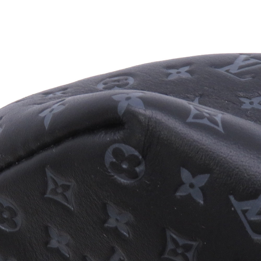 LOUIS VUITTON Nanogram Clutch BlackM22325 Nanogram Calf Leather