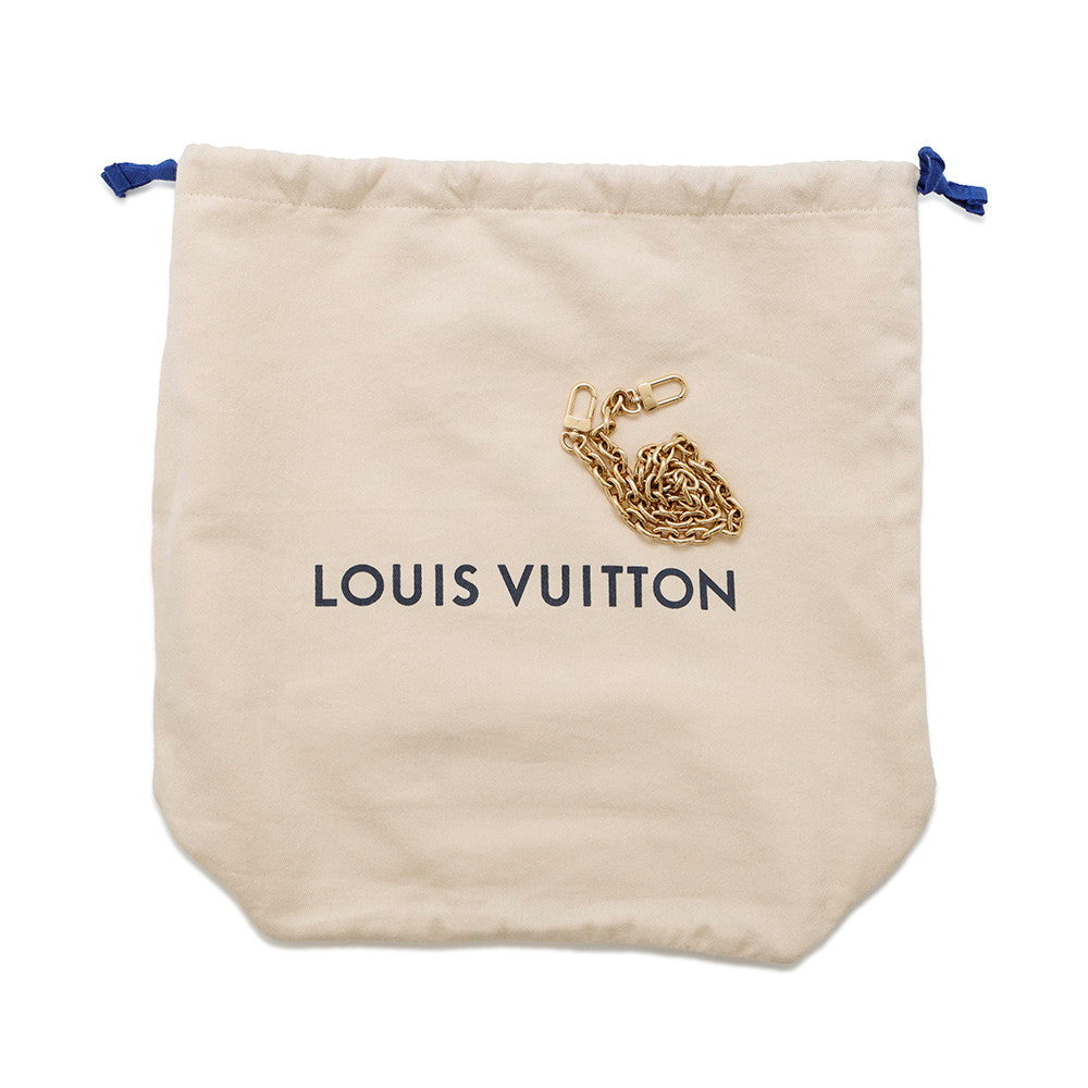 LOUIS VUITTON Nanogram Clutch BlackM22325 Nanogram Calf Leather