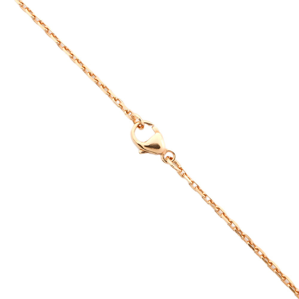 HERMES Pop Ash Necklace Size Mini White Metal Lacquer