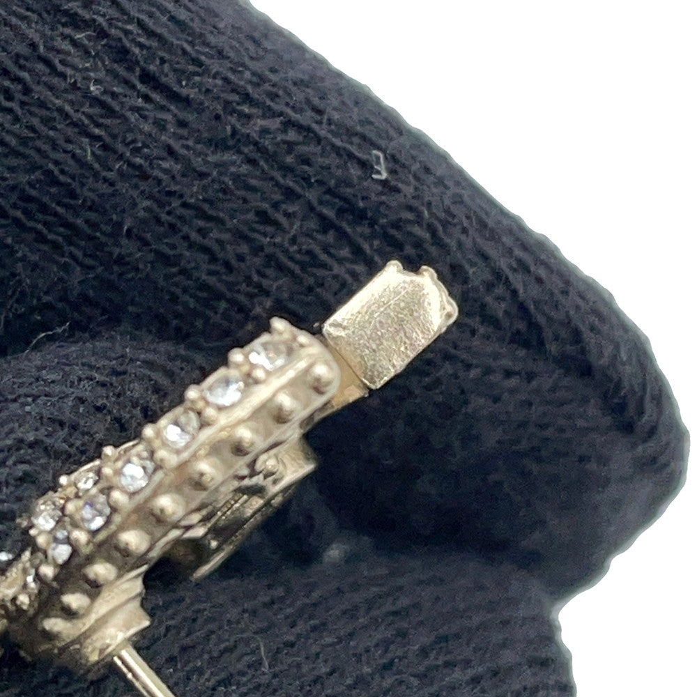 CHANEL CC Logo EarringsA86504 Gold Plated Rhinestone