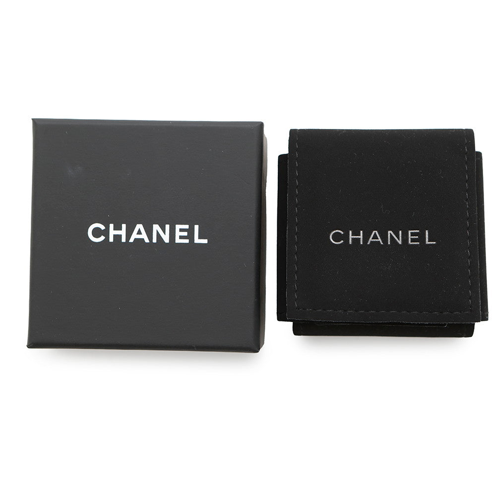 CHANEL CC Logo EarringsA86504 Gold Plated Rhinestone