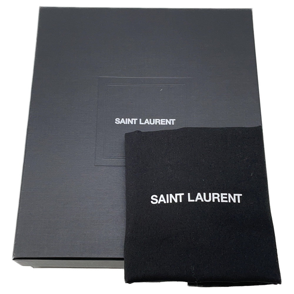 SAINT LAURENT PARIS Lou Tassel Chainshoulder Bag Khaki612579 Leather