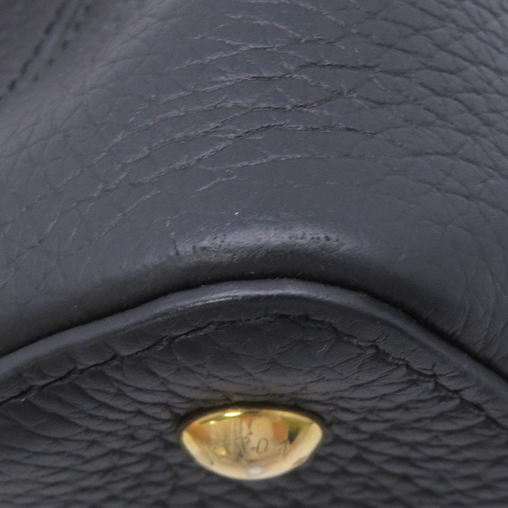 LOUIS VUITTON Capucines NoirM56071 Taurillon Leather Size MINI