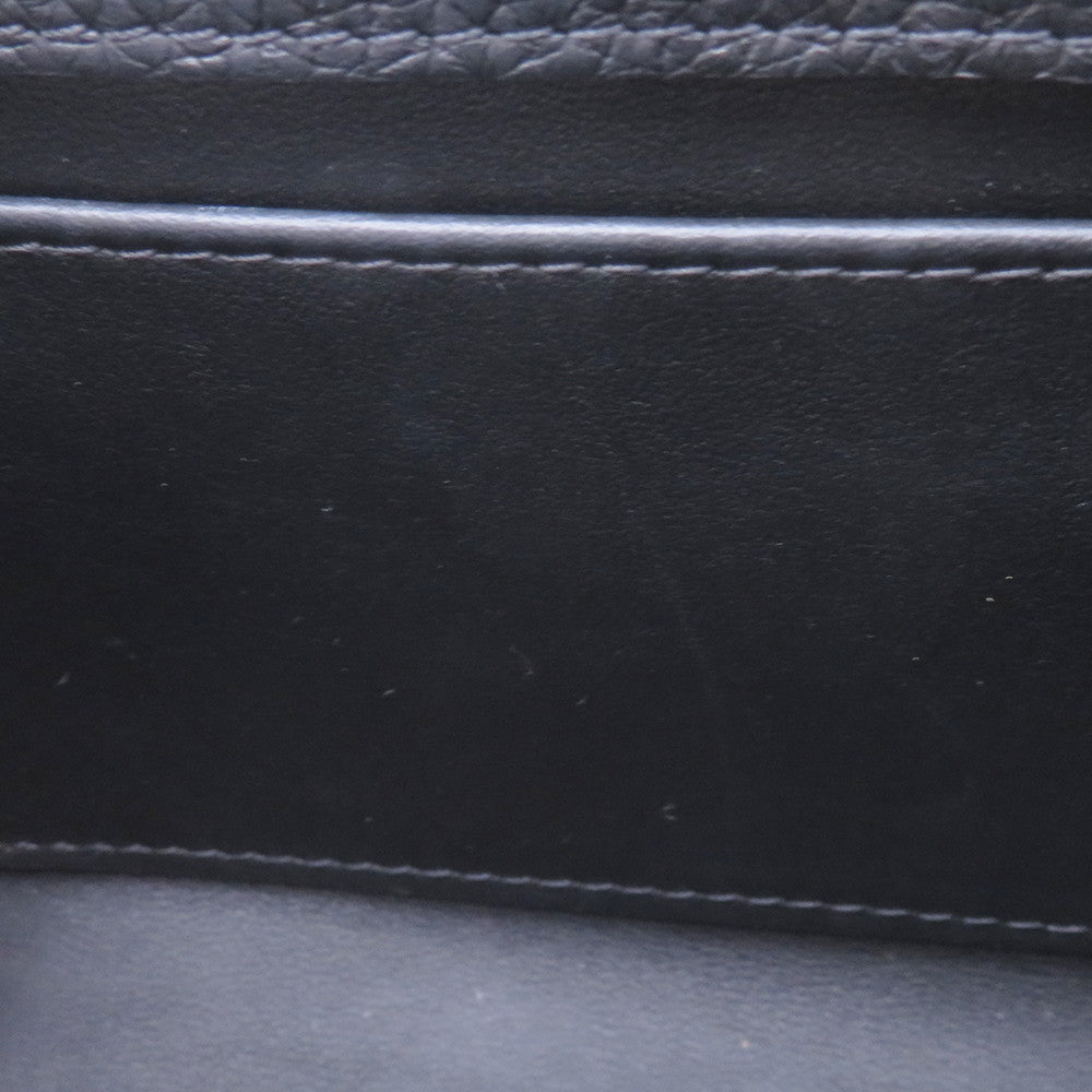 LOUIS VUITTON Capucines NoirM56071 Taurillon Leather Size MINI