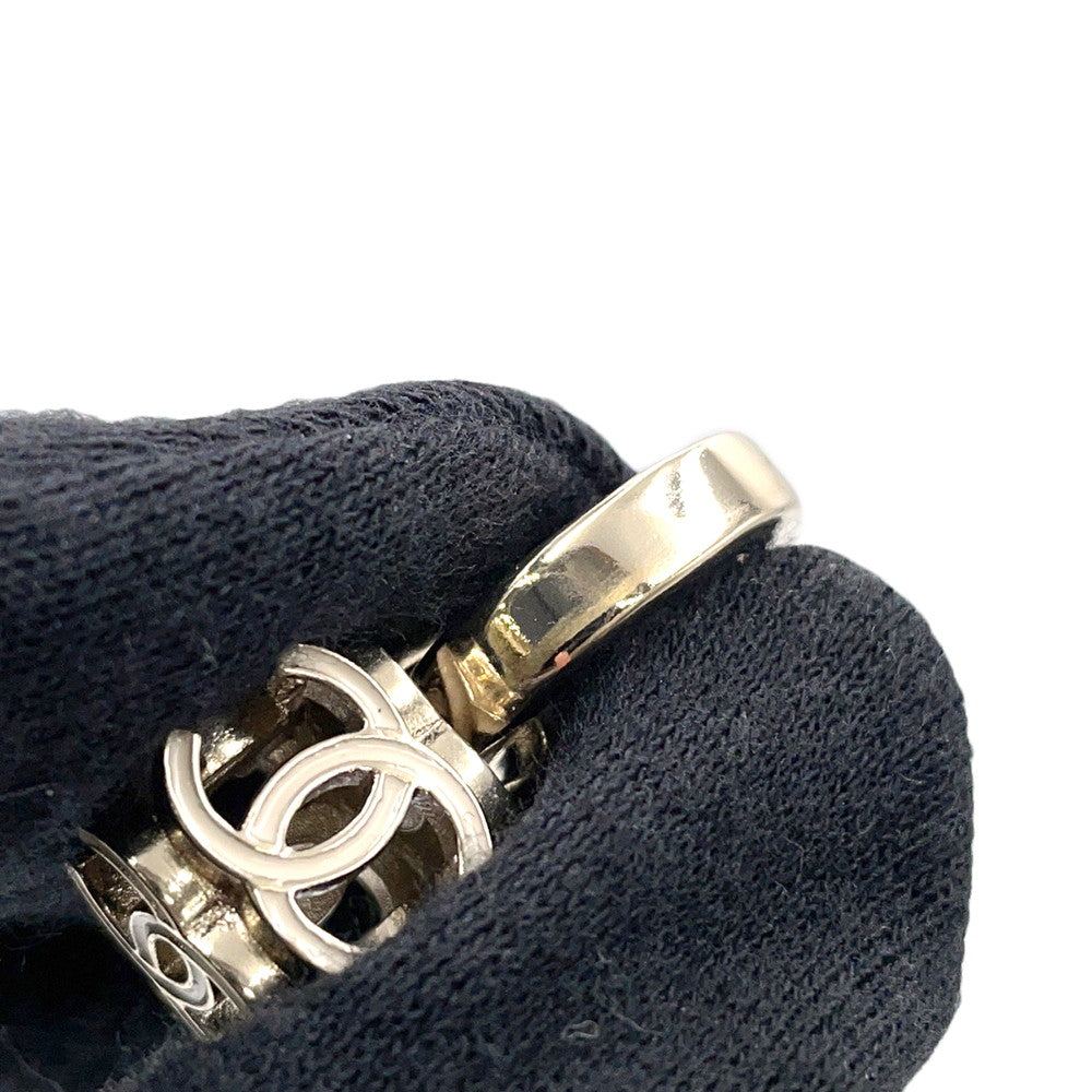 CHANEL CC Logo Cube EarringsAB9567 Gold Plated