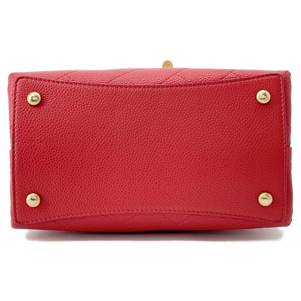 CHANEL Drawstring 2WayShoulder Bag RedAS0310 Caviar Leather