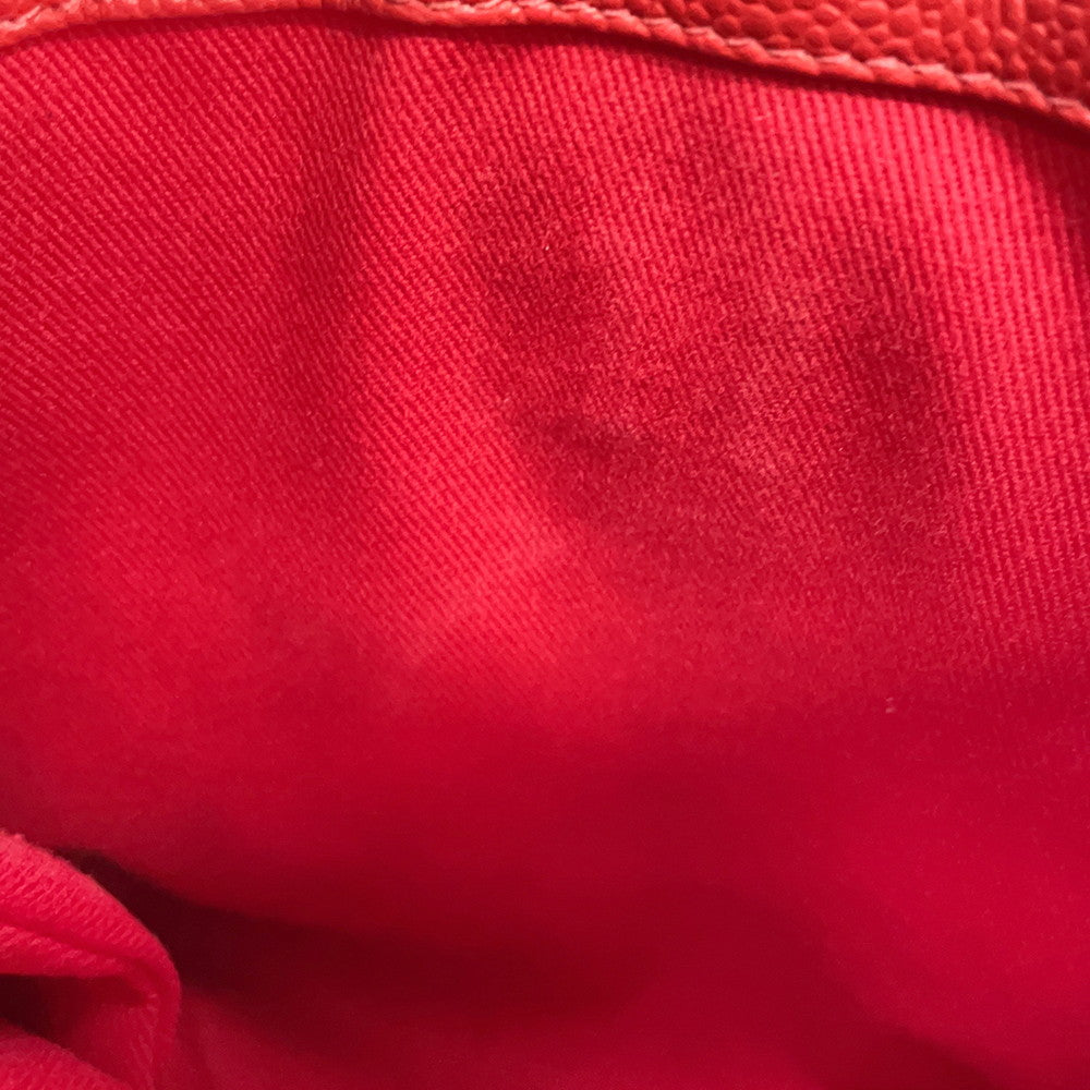 CHANEL Drawstring 2WayShoulder Bag RedAS0310 Caviar Leather