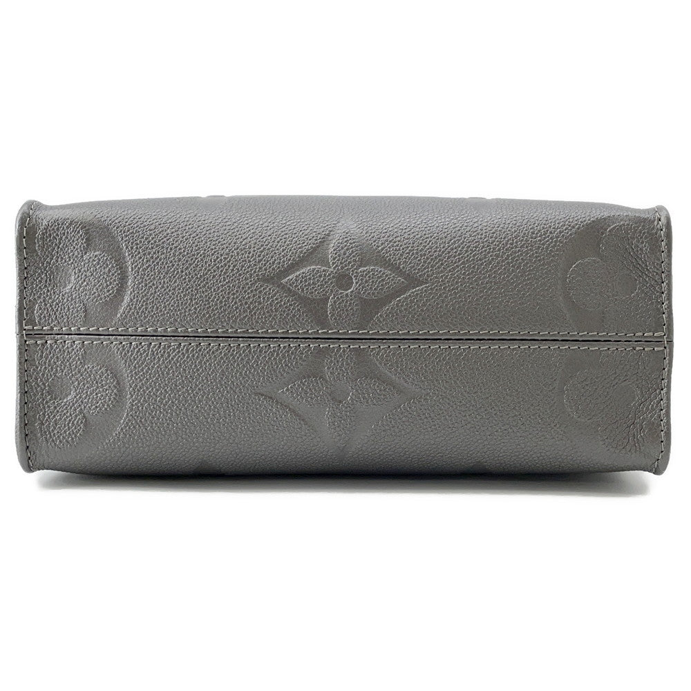 LOUIS VUITTON Onthego GunmetalM12886 Monogram Empreinte Leather Size PM
