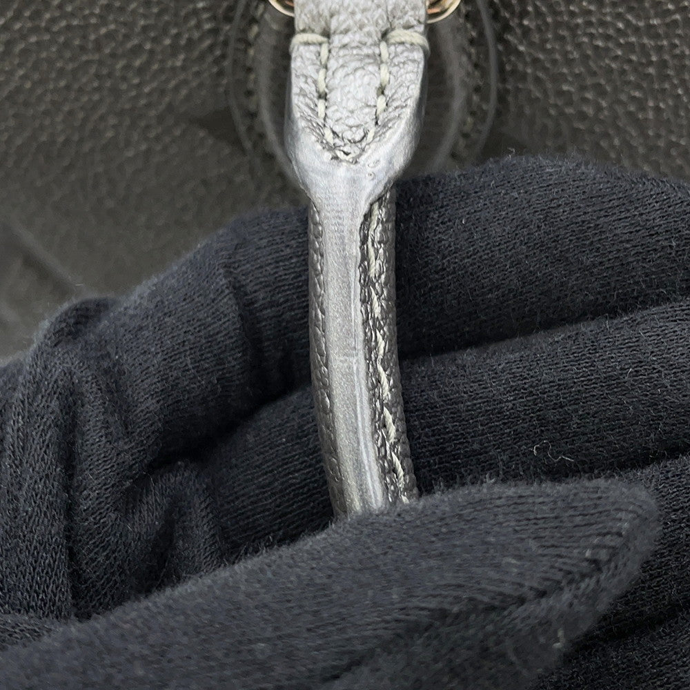 LOUIS VUITTON Onthego GunmetalM12886 Monogram Empreinte Leather Size PM