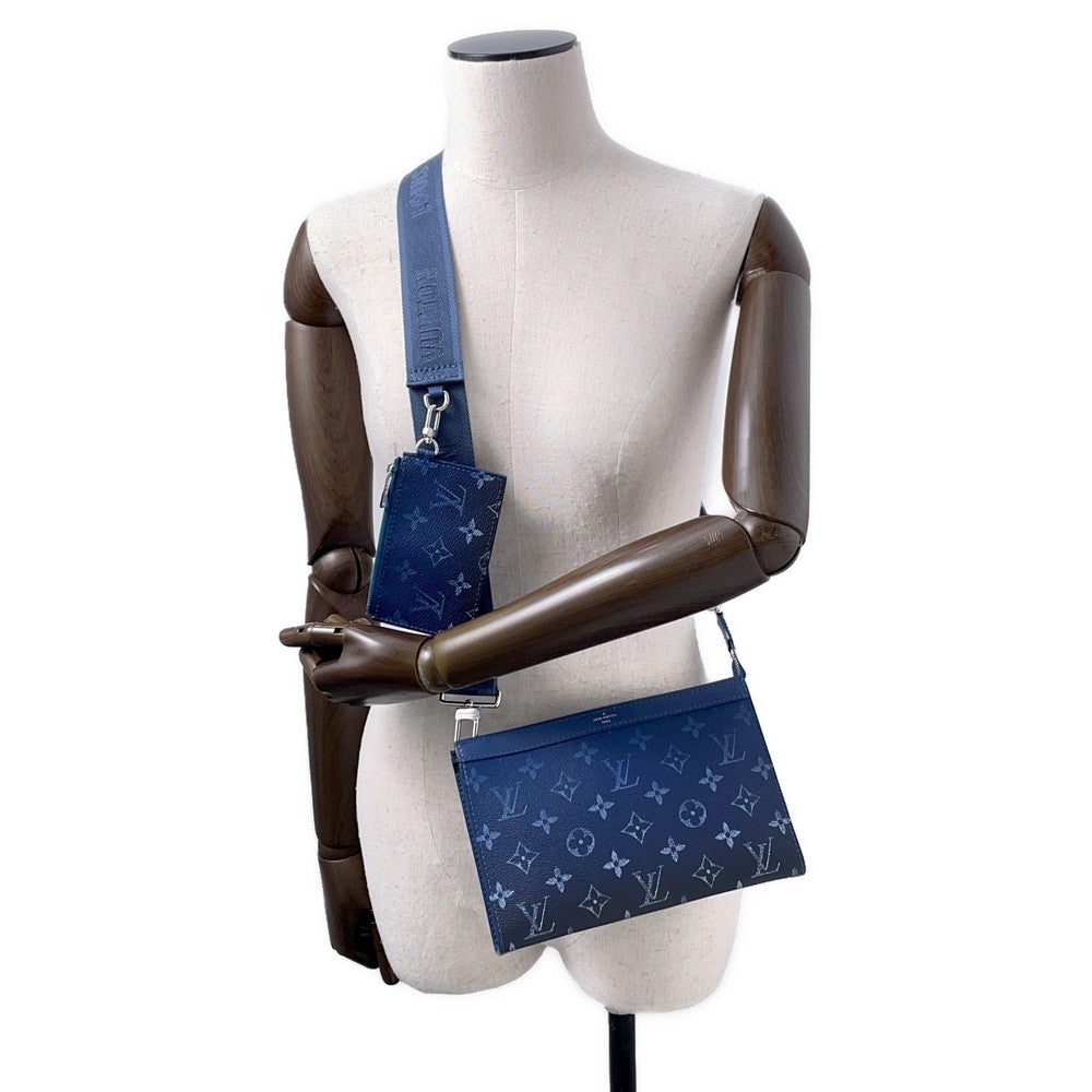 LOUIS VUITTON gaston wearable wallet Navy BlueM11544 Monogram/Gradient