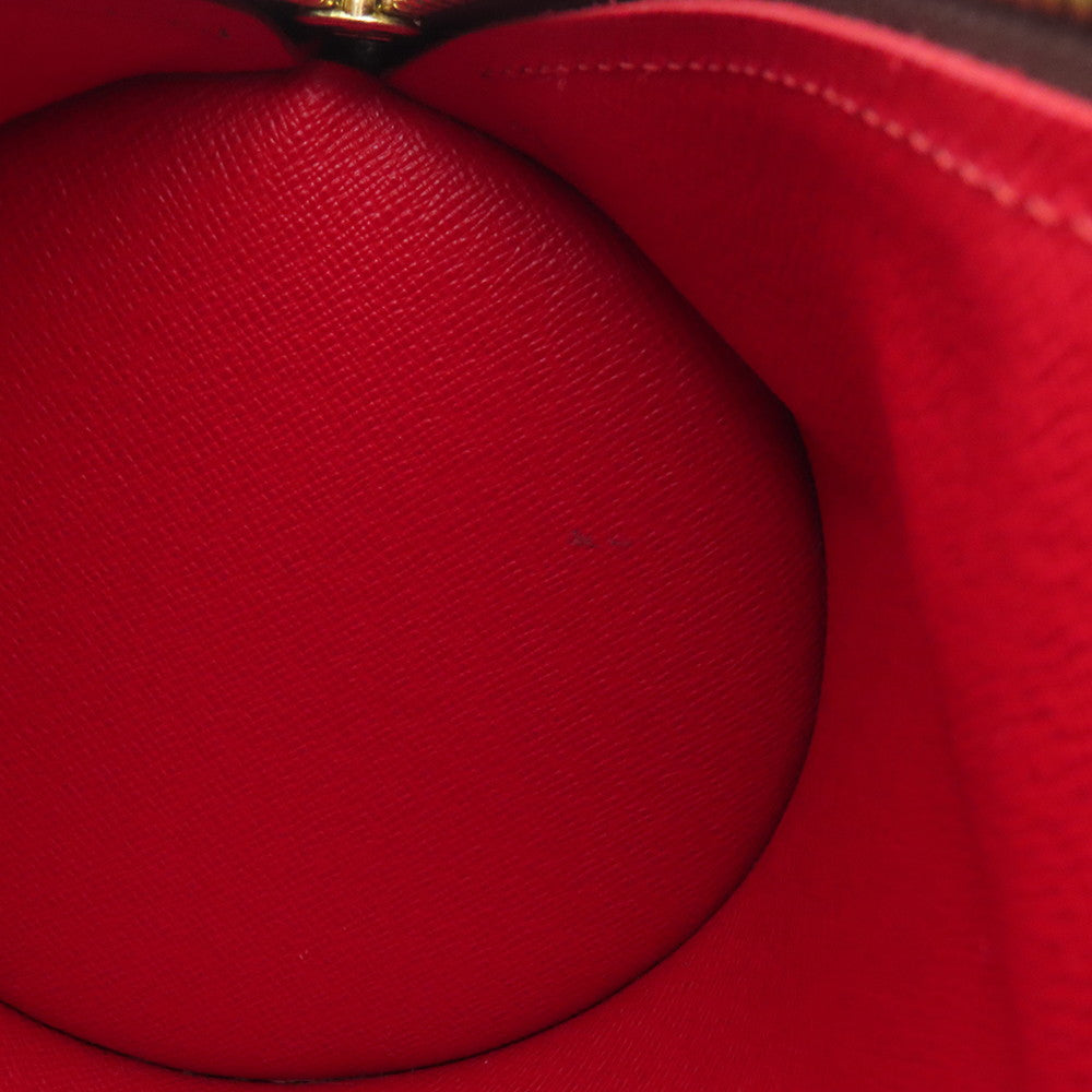 LOUIS VUITTON Papillon RedN51304 Damier Ebene Canvas Size PM