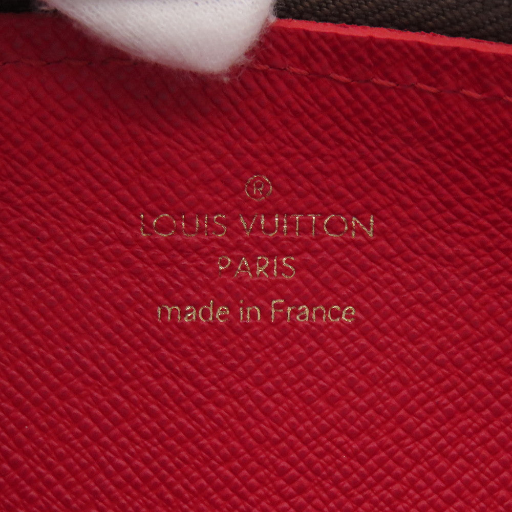 LOUIS VUITTON Papillon RedN51304 Damier Ebene Canvas Size PM