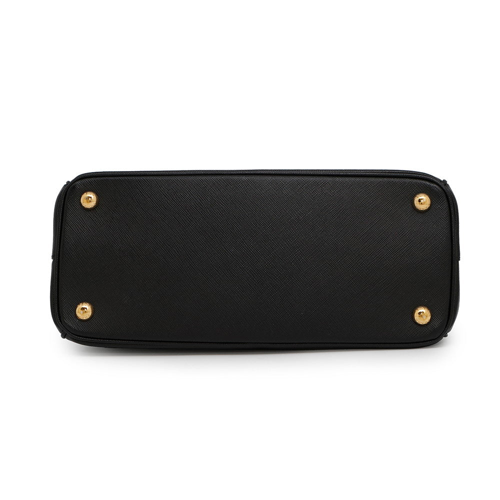 PRADA Galilea 2WAYBag Black1BA863 Leather Size Medium