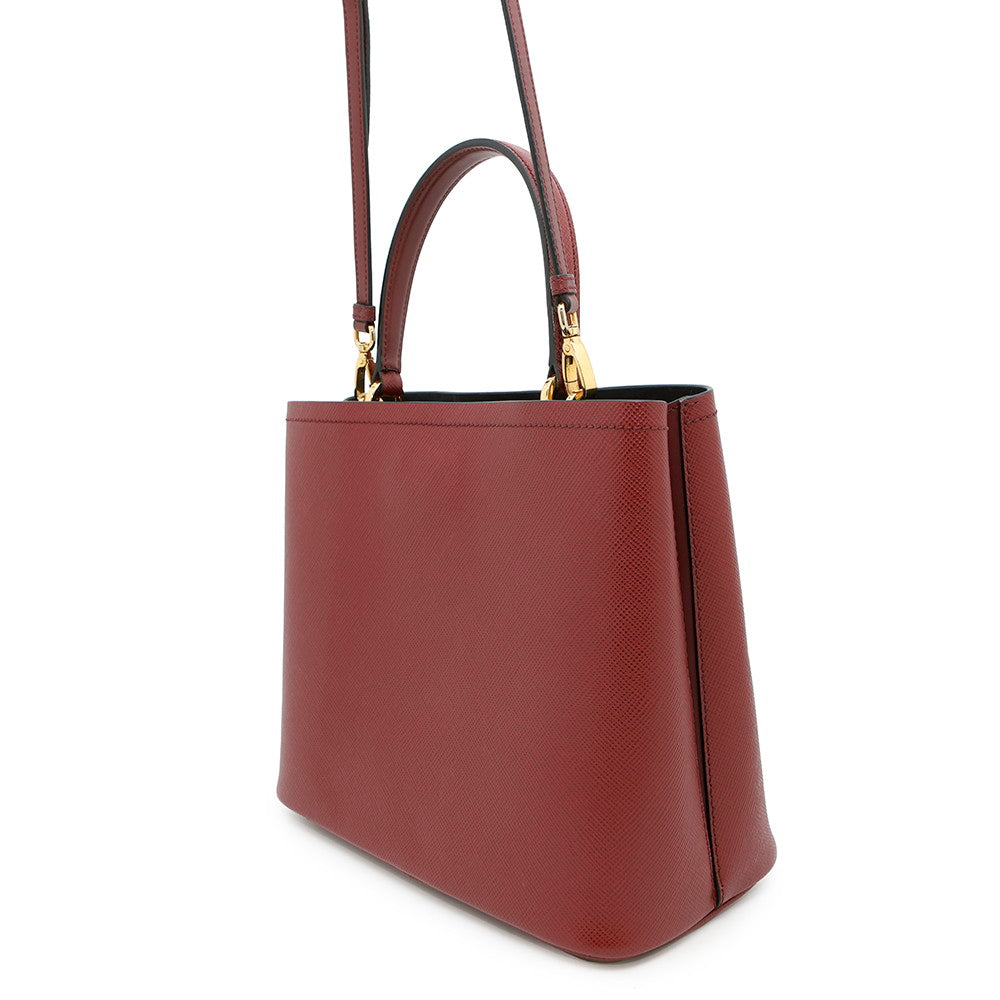 PRADA Panier 2WAYBag Red1BA212 Leather