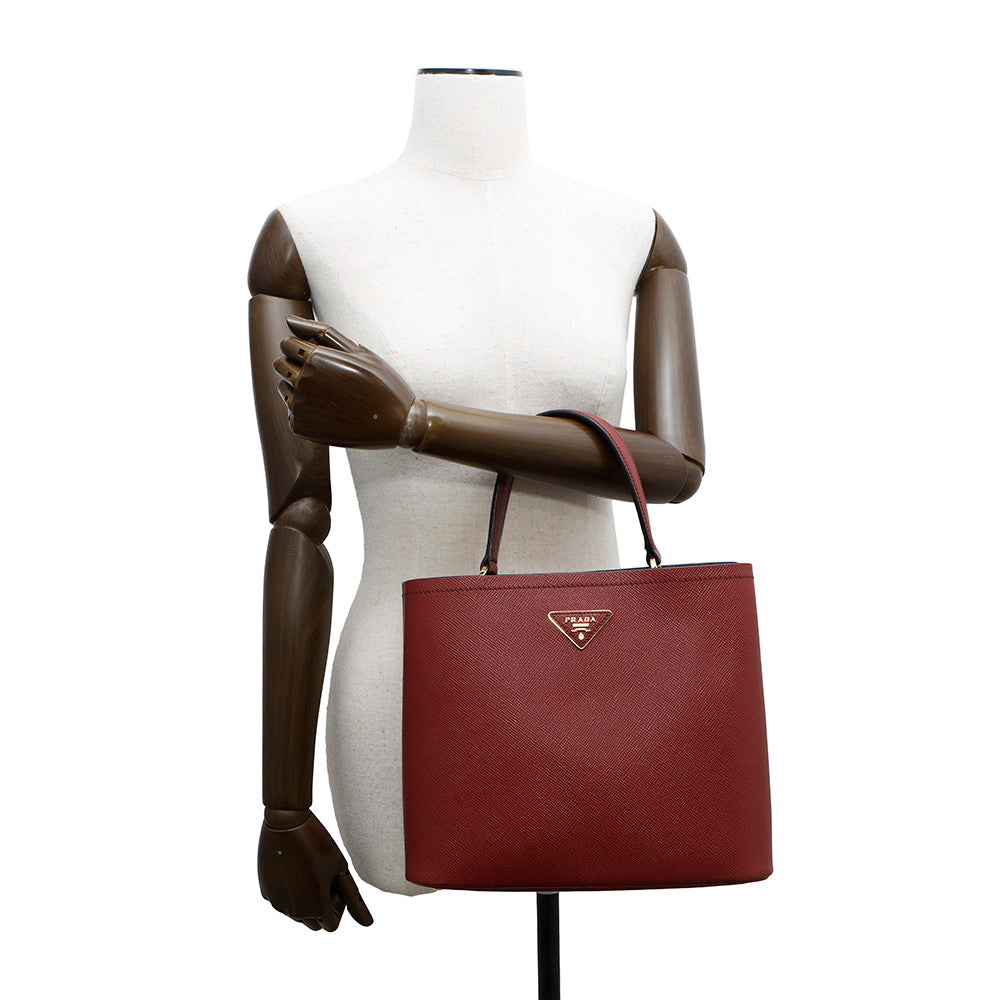 PRADA Panier 2WAYBag Red1BA212 Leather