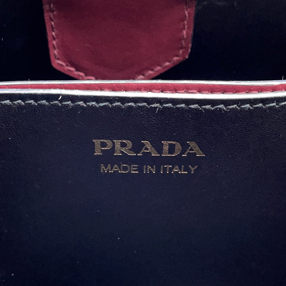PRADA Panier 2WAYBag Red1BA212 Leather
