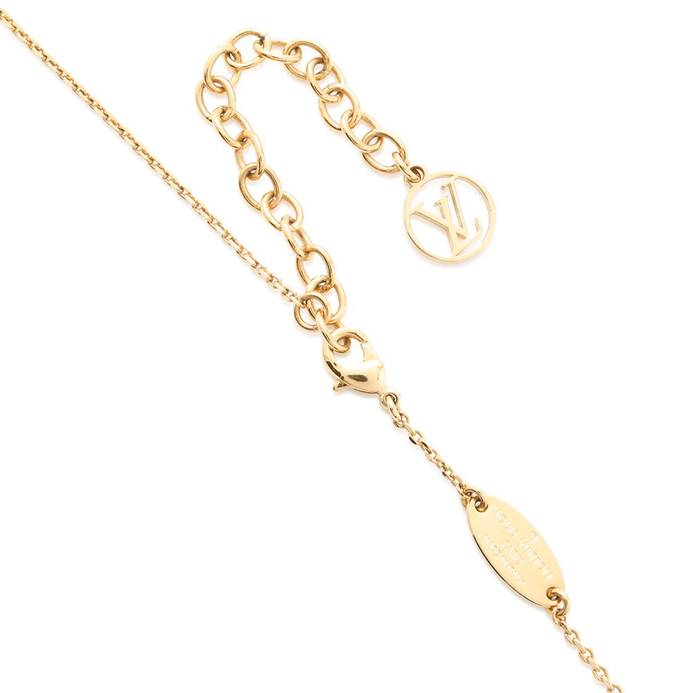 LOUIS VUITTON Necklace LV&ME M GoldM61068 Metal