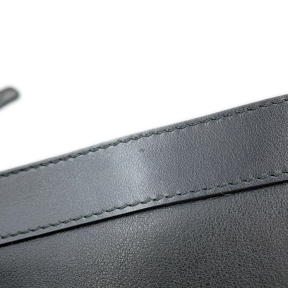 BALENCIAGA NavyPochette Shoulder Bag Black339937 Leather