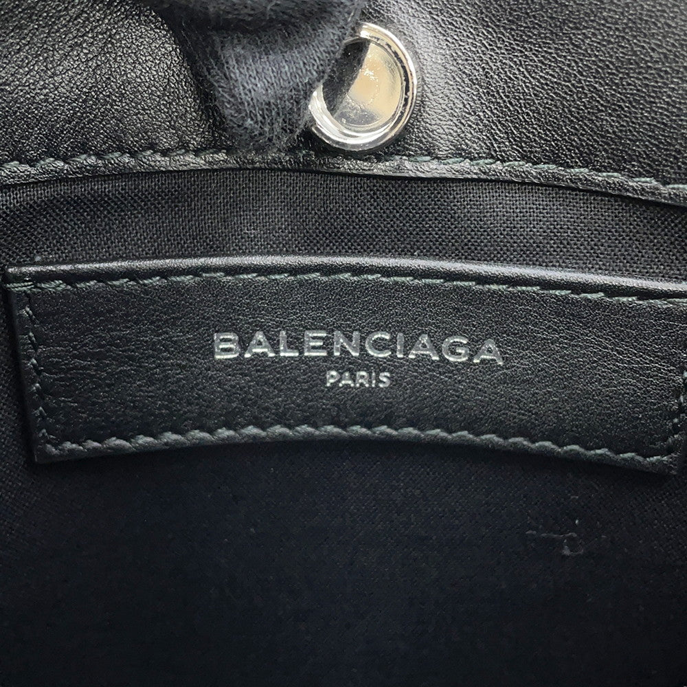 BALENCIAGA NavyPochette Shoulder Bag Black339937 Leather