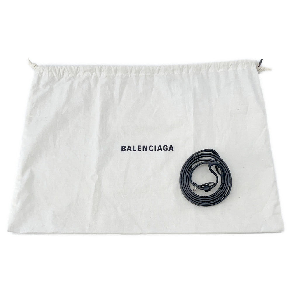 BALENCIAGA NavyPochette Shoulder Bag Black339937 Leather