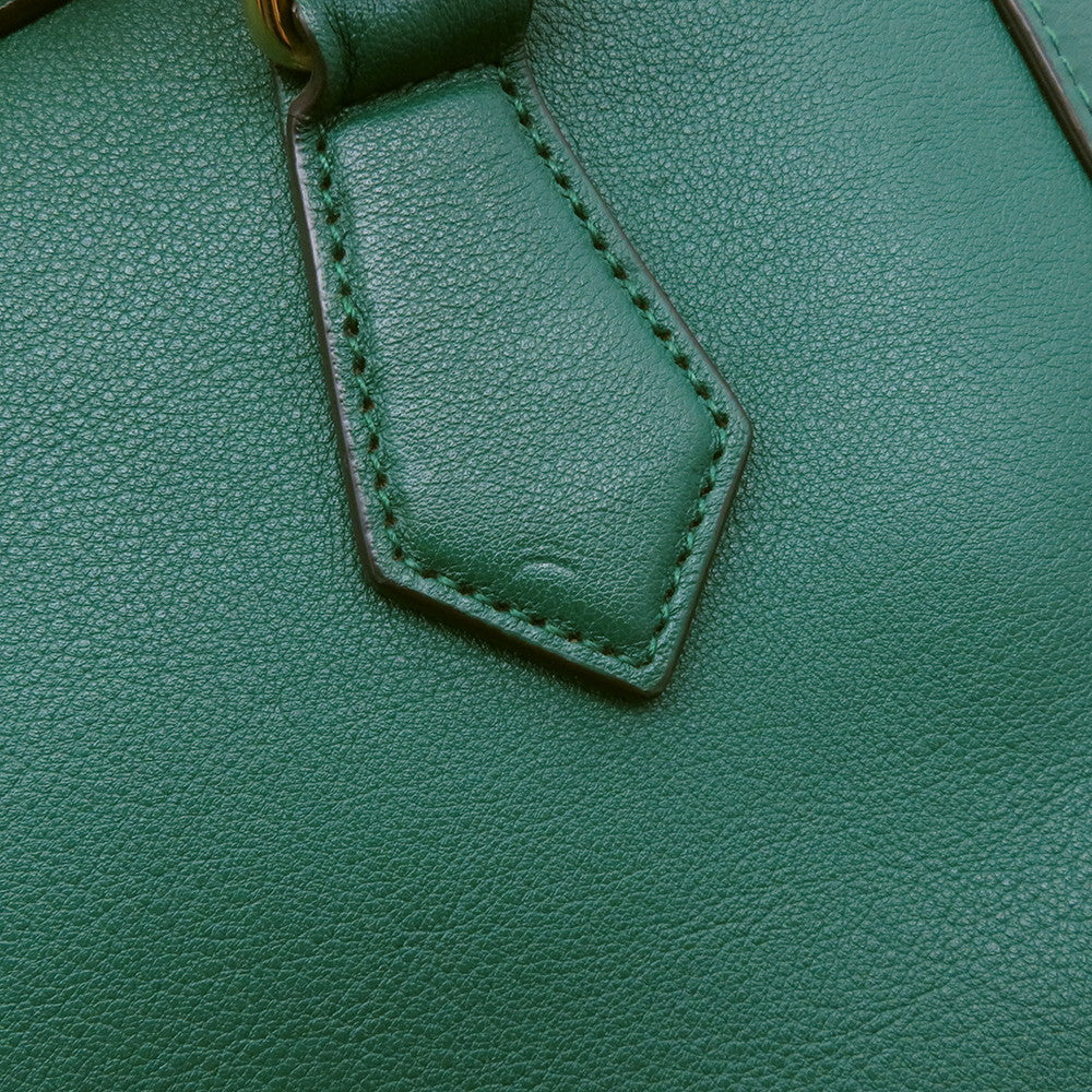 GUCCI Diana 2WAY Handbag Green660195 Leather Size Small