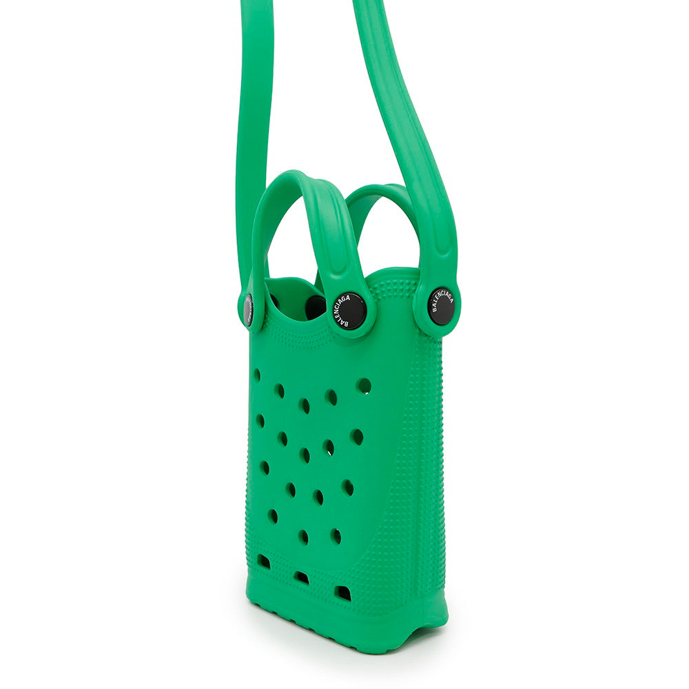 BALENCIAGA Crocs Phone Holder Green702264 Rubber