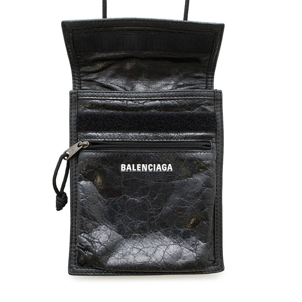 BALENCIAGA Explorer ShoulderPouch Black532298 Leather