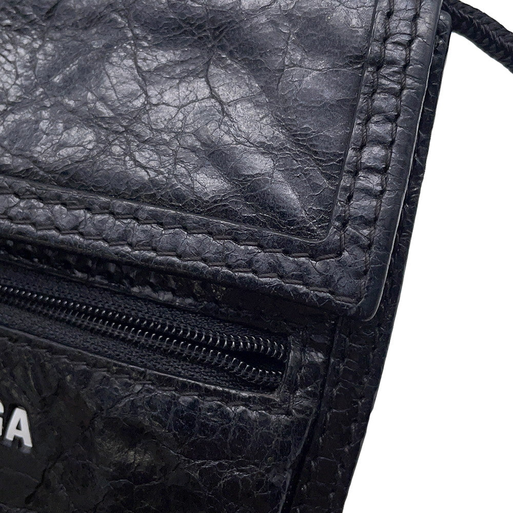 BALENCIAGA Explorer ShoulderPouch Black532298 Leather